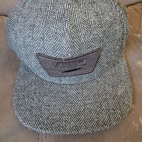 Vans Full Patch Snapback Hat Cap Gray Skateboard Lightweight Adujustable - Picture 7 of 9